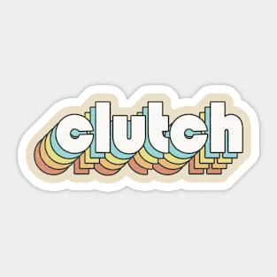 Retro Clutch Sticker